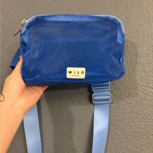 Wilo Blue Crossbody Bag